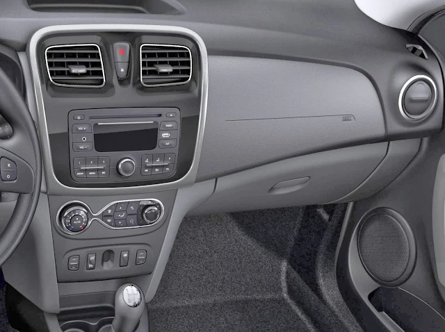 Novo Renault Logan 2014 - console central