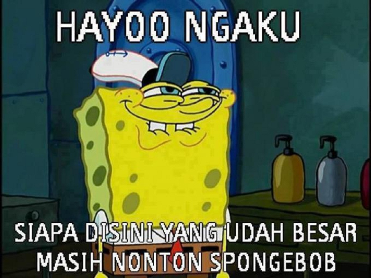 Foto Meme Kocak Spongebob Guyonreceh