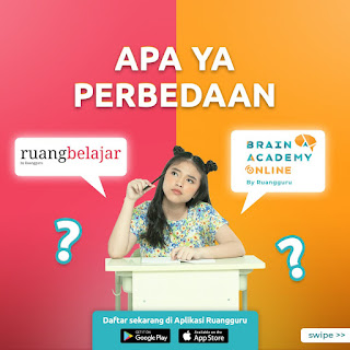 Perbedaan Ruang Kelas dan Brain Academy