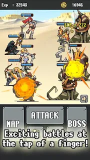 Screenshots of the Automatic RPG for Android tablet, phone.