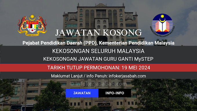 Jawatan Kosong Kementerian Pendidikan Malaysia Seluruh Malaysia - MySTEP