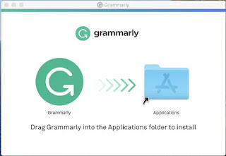 Arrastra Grammarly al folder Aplicaciones