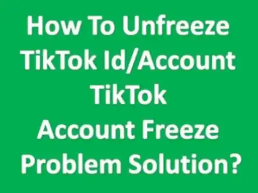 How To Unfreeze TikTok Id/Account TikTok Account Freeze Problem Solution?