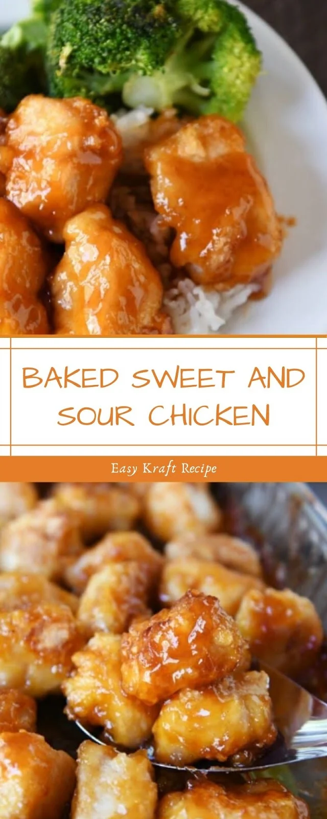 BAKED SWEET AND SOUR CHICKEN