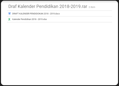 Kalender Pendidikan Kepulauan Riau Tahun Pelajaran 2018/2019