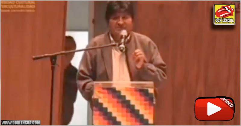 Evo Morales abucheado en la Universidad de México mientras daba un discurso mediocre