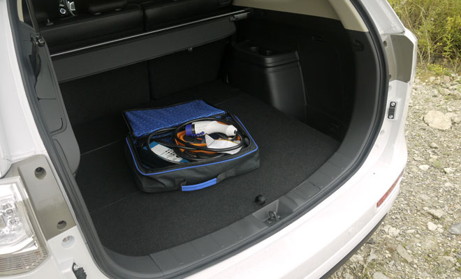 Mitsubishi Outlander PHEV boot