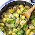 MUSHROOM GNOCCHI WITH BROCCOLI