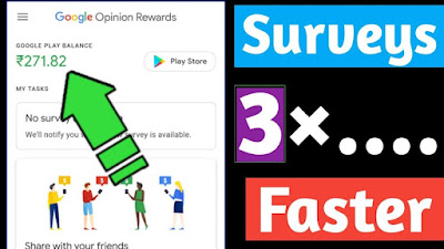 how to get survey in google opinion rewards