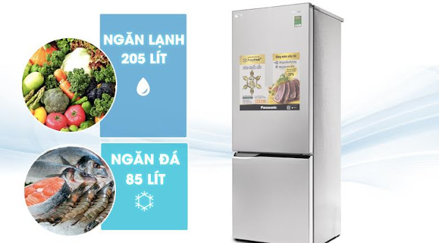 Tủ lạnh 2 cánh ngăn đá dưới NR-BV369QSV2 