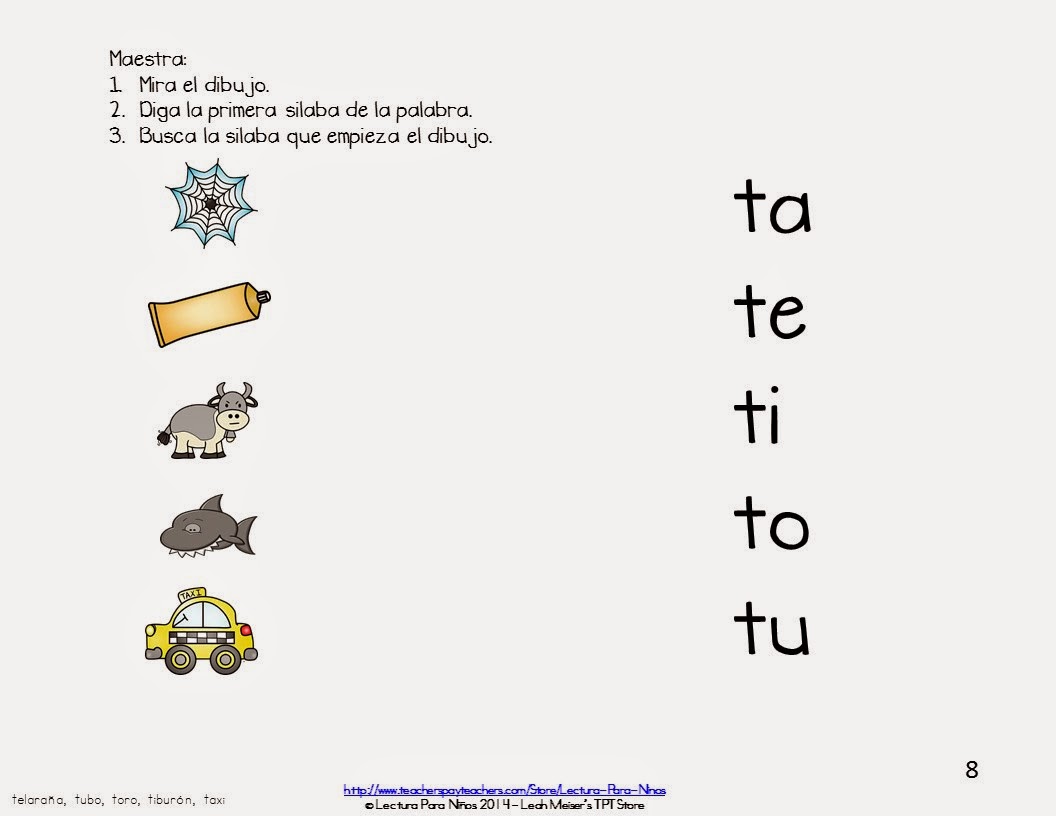 http://www.teacherspayteachers.com/Product/Maravillas-Tema-1-Semana-3-LETRA-T-1495933