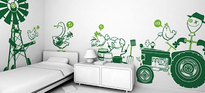 Interior Kids Bedroom Decoration from e-glue