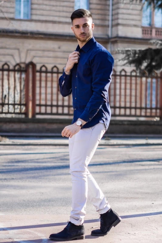 Buy KUNDAN SULZ GWALIOR Mens Executive Pure Cotton Sky Blue Color Linen  Blended Shirt  Fancy Beige Colour Trouser Fabric Combo Set 1 Pant Shirt  Piece for Men at Amazonin