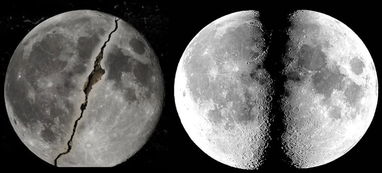 What If The Moon Was Split In Half? What Would Happen If The Moon Splits Into Two Parts?