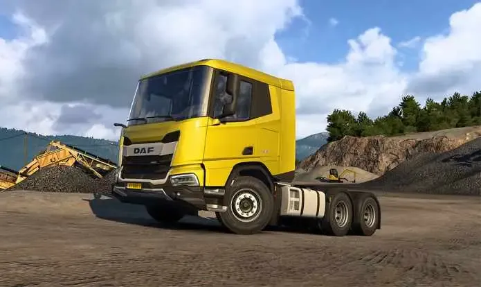DAF XD 6x4 off-road no Euro Truck Simulator 2