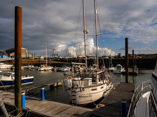 Phot of Monday evening at Maryport Marina