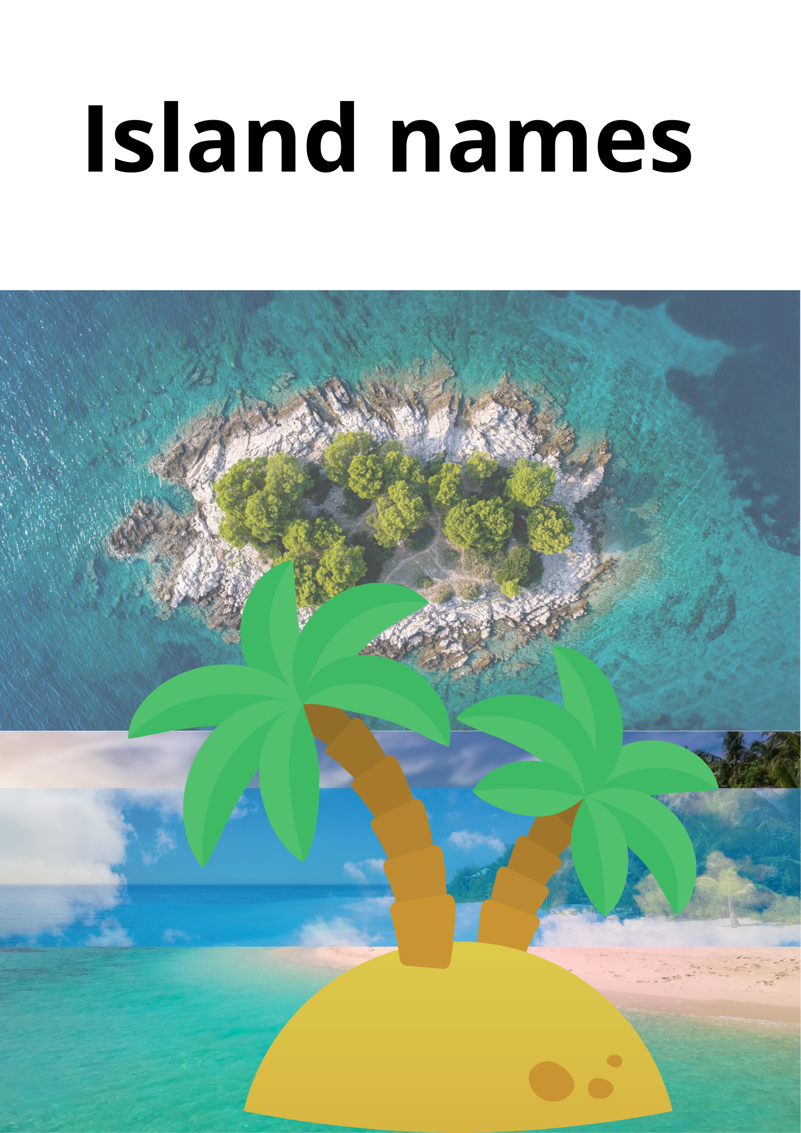 द्वीपों के नाम : Island name in hindi and English