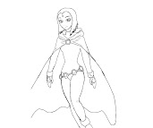 #9 Raven Coloring Page
