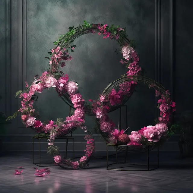 Floral Ring Background