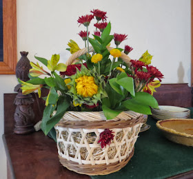 autumn flower arrangement