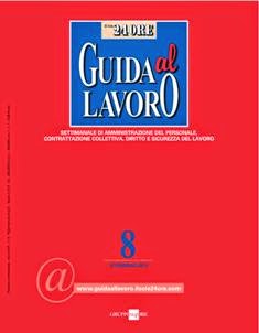 Guida al Lavoro 2013-08 - 15 Febbraio 2013 | ISSN 1592-5773 | TRUE PDF | Settimanale | Amministrazione del Personale | Contrattazione Collettiva | Diritto
Guida al Lavoro è il più autorevole strumento in tema di amministrazione del personale, contrattazione collettiva, diritto e sicurezza del lavoro.