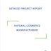 Project Report on Natural Cosmetics Manufacturing