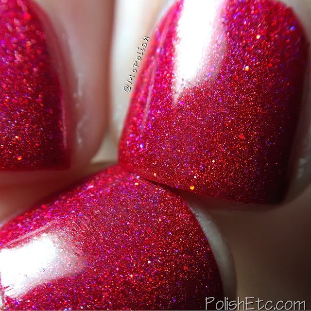 Grace-full Nail Polish - Rainbow Sparklers - McPolish - Scarlet Sparkles