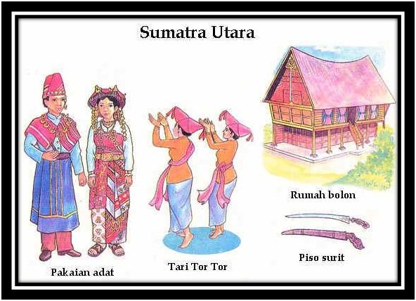 Tari payung rumah adat rumah gadang sumatera utara ibukota medan