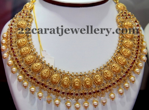 Latest Lakshmi Huge Necklace