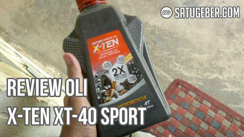 foto kemasan oli X-TEN XT-40 Sport untuk New Vixion