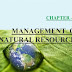 Management of Natural Resources