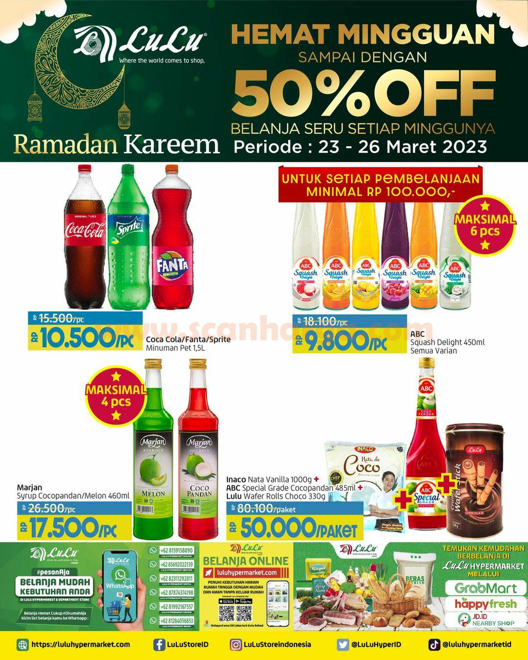 Promo LULU Hypermarket Ramadan Kareem Diskon 50%