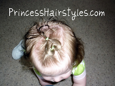 baby heart hair style