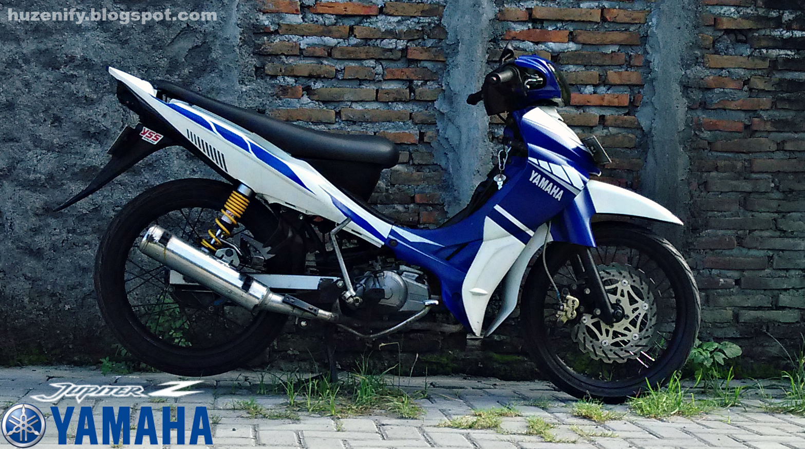 Koleksi 99 Modifikasi Motor Jupiter Z Warna Biru Putih Terbaik Dan