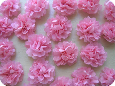 paper flowers for kids. tissue paper flowers for kids.