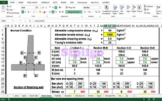 Perhitungan-Retaining-Wall-Beton-Dinding-Penahan-Tanah-Beton-Format-Excel