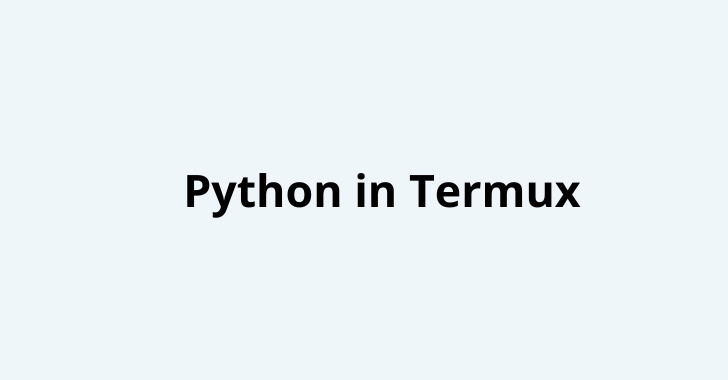 python in termux