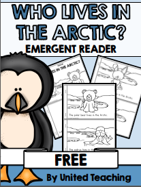 https://www.teacherspayteachers.com/Product/Who-Lives-in-the-Arctic-Free-Emergent-Reader-1628436