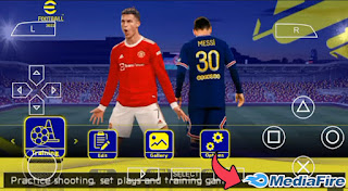 Download PES PPSSPP Android eFootball 22 Graphics 4K New Faces Kits And Final Update Transfer 2022