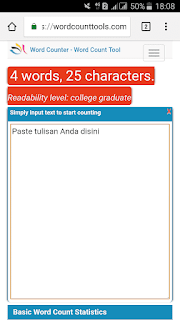 Cara Menghitung Jumlah Kata di Android Tanpa Aplikasi