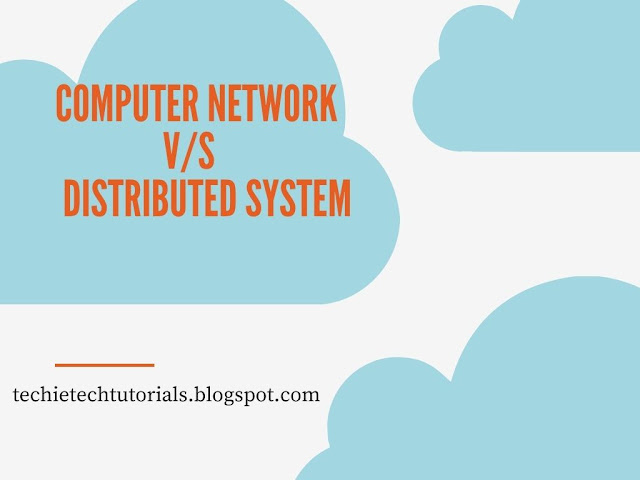 difference between computer network and distributed system