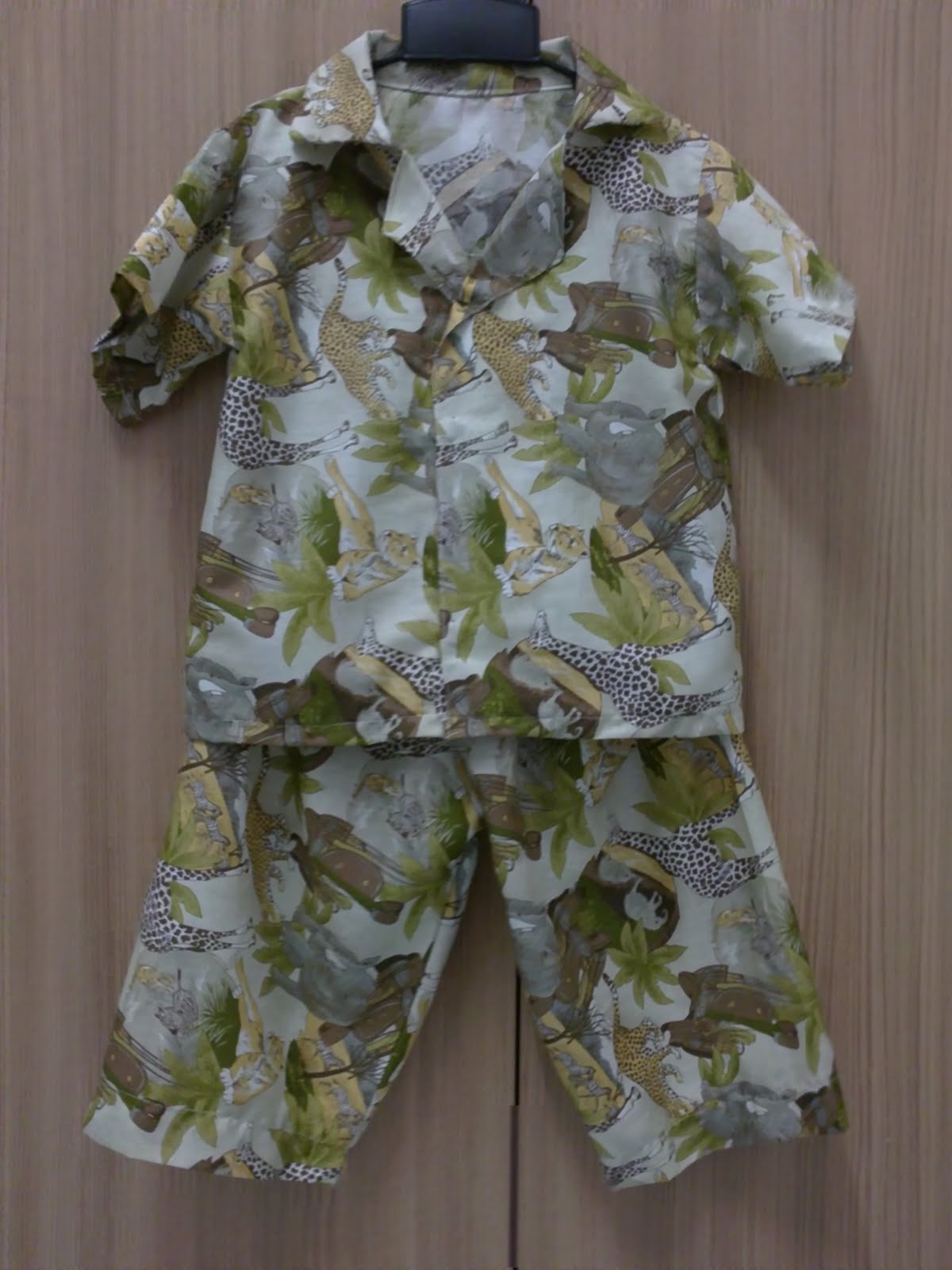 I Luv Sewing Safari Theme for Pyjamas