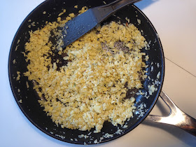 CDJetteDCs LCHF opskrift på blomkålsris som egg fried cauliflower rice