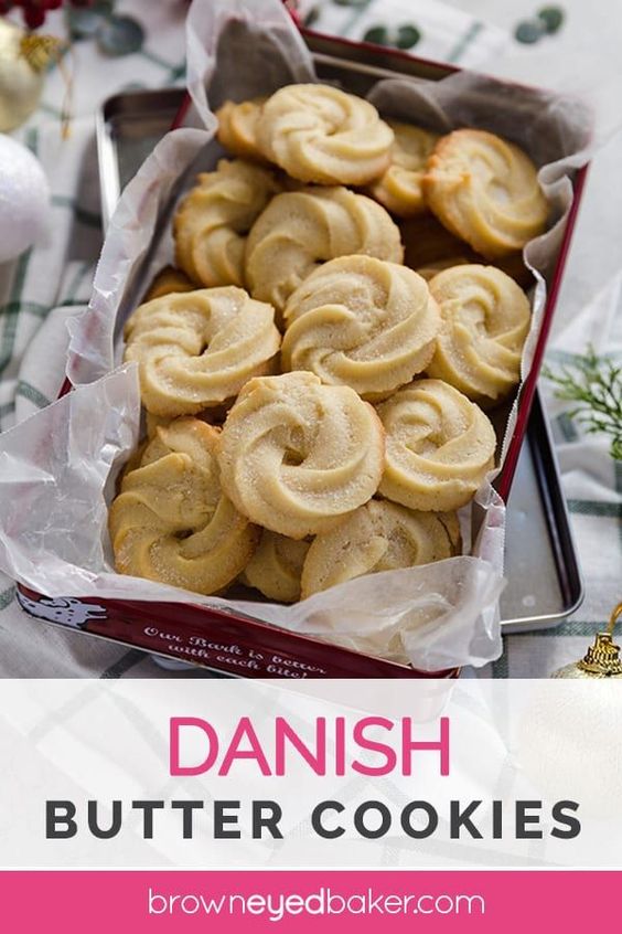 Danish Butter Cookies - Recipes Porteris