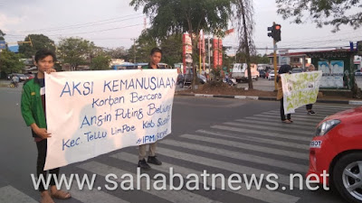 Peduli Korban Angin Puting Beliung IPMI Sidrap Gelar Aksi Sosial