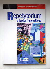 Recenzje #20 - "Repetytorium z języka francuskiego" + konkurs - okładka "Repetytorium z języka francuskiego" - Francuski przy kawie