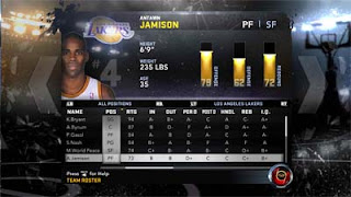 NBA 2K12 Antawn Jamison to Los Angeles Lakers