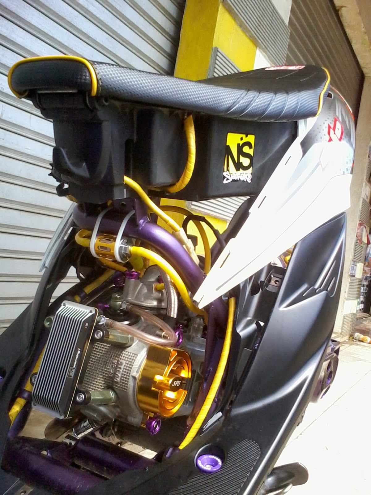 Modifikasi motor: mio soul street racing