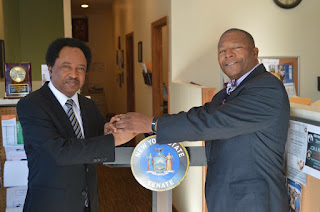  Senator Shehu Sani pays a visit to New York senator