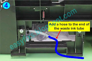 Modification of the waste ink reservoir on the Epson L100, L101 - 04
